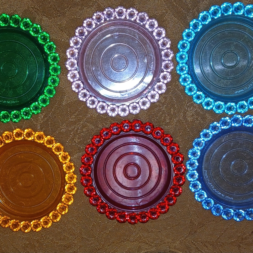 Jewelter 1950's Jewel Coasters.